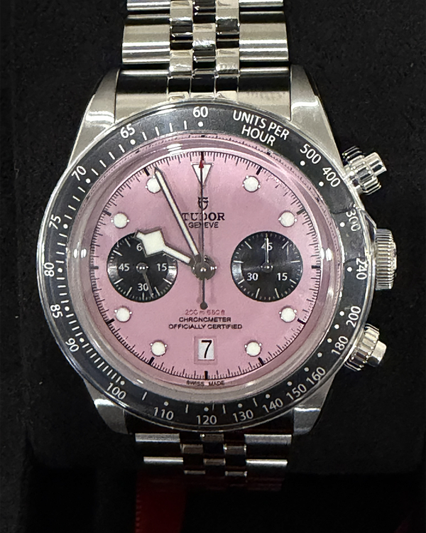 2026 Tudor Black Bay Chrono "Flamingo" 41MM Pink Dial Steel Bracelet (79360N)