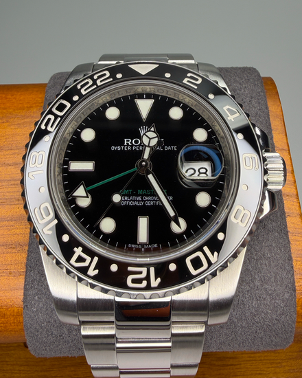 Rolex GMT-Master II 40MM Black Dial Oyster Bracelet (116710LN)