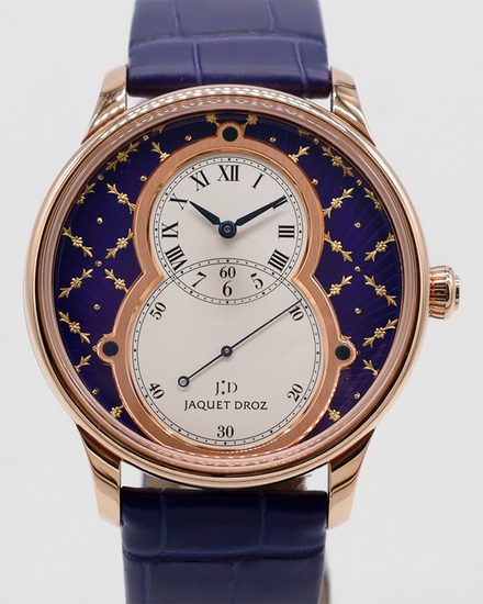 2021 Jaquet Droz Grande Seconde 43MM Blue Dial Leather Strap (J003033423)