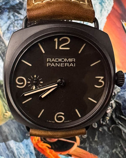 Panerai Radiomir Composite 3 Days 47MM Brown Dial Leather Strap (PAM00504)