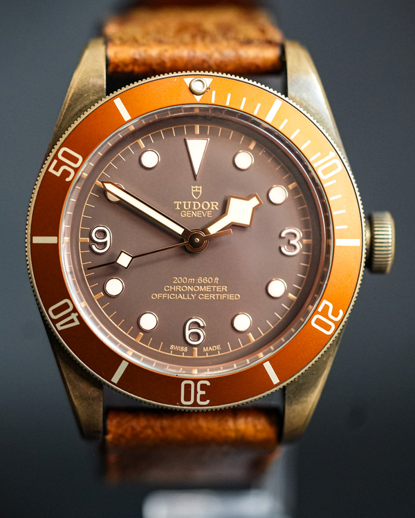 2018 Tudor Black Bay Bronze 43MM Brown Dial Leather Strap (79250BM)