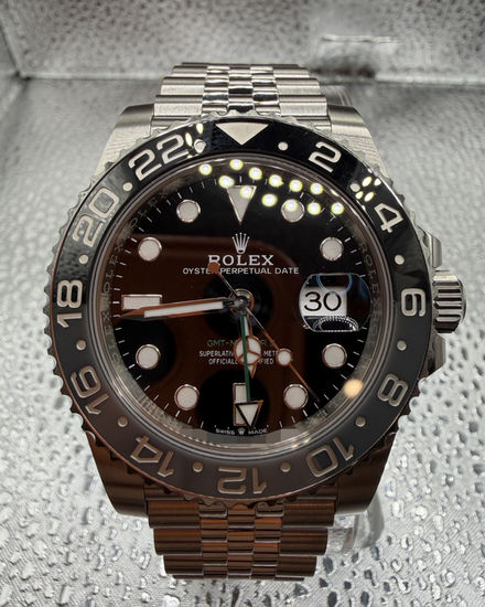 2026 Rolex GMT-Master II "Bruce Wayne" 40MM Black Dial Jubilee Bracelet (126710GRNR)