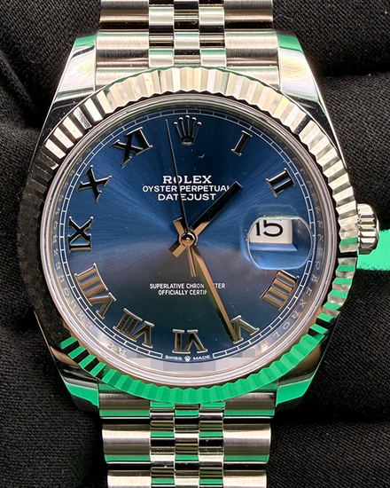 2025 Rolex Datejust 41MM Blue Dial Jubilee Bracelet (126334)
