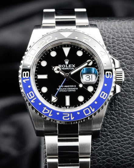 2021 Rolex GMT-Master II "Batman" 40MM Black Dial Oyster Bracelet (126710BLNR)
