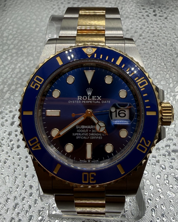 2022 Rolex Submariner Date "Bluesy" 41MM Blue DIal Two-Tone Oyster Bracelet (126613LB)