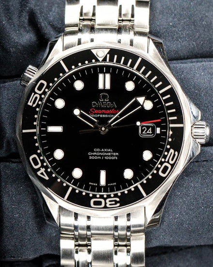 No Reserve - 2024 Omega Seamaster Diver 300M 41MM Black Dial Steel Bracelet (212.30.41.20.01.003)