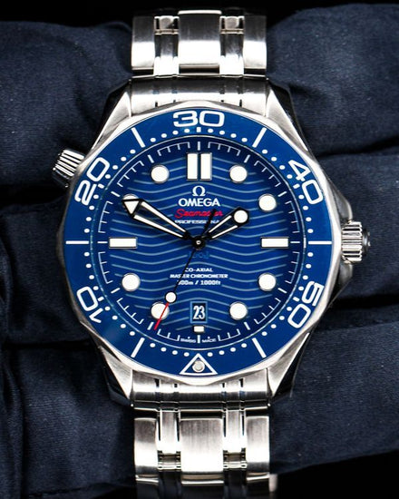 No Reserve - 2025 Omega Seamaster Diver 300M 42MM Blue Dial Steel Bracelet (210.30.42.20.03.001)