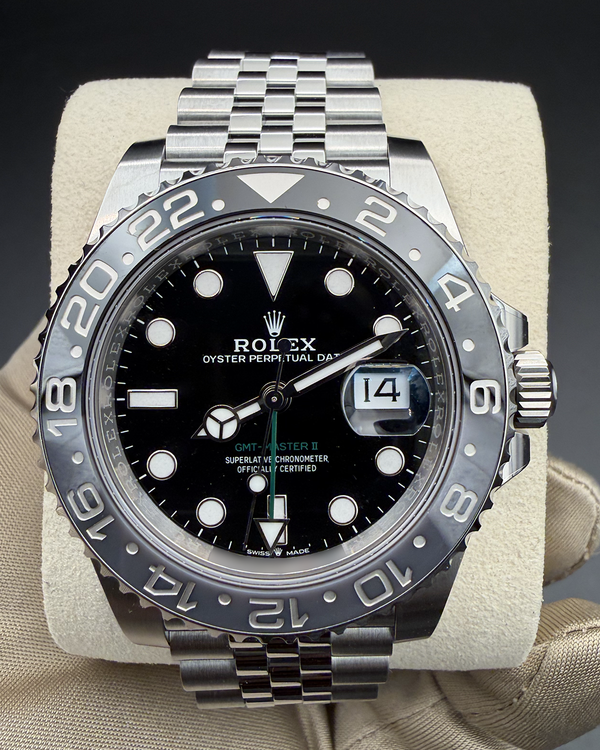 2026 Rolex GMT-Master II "Bruce Wayne" 40MM Black Dial Jubilee Bracelet (126710GRNR)