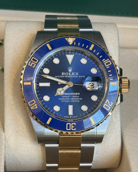 2025 Rolex Submariner Date "Bluesy" 41MM Blue Dial Two-Tone Oyster Bracelet (126613LB)
