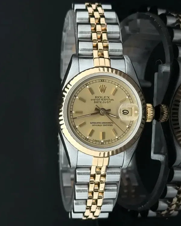 1987 Rolex Lady-Datejust 26MM Champagne Dial Two-Tone Jubilee Bracelet (69173)