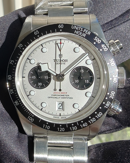 2023 Tudor Black Bay Chrono "Panda" 41MM White Dial Steel Bracelet (79360N-002)