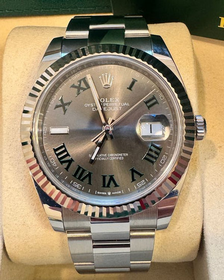 2026 Rolex Datejust "Wimbledon" 41MM Slate Dial Oyster Bracelet (126334)