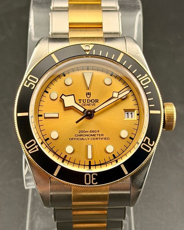 Tudor Black Bay S&G 41MM Champagne Dial Two-Tone Bracelet (79733N)