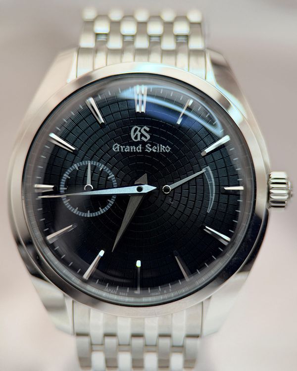 2022 Grand Seiko Elegance 39MM Quartz Black Dial Steel Bracelet (SBGK017G)