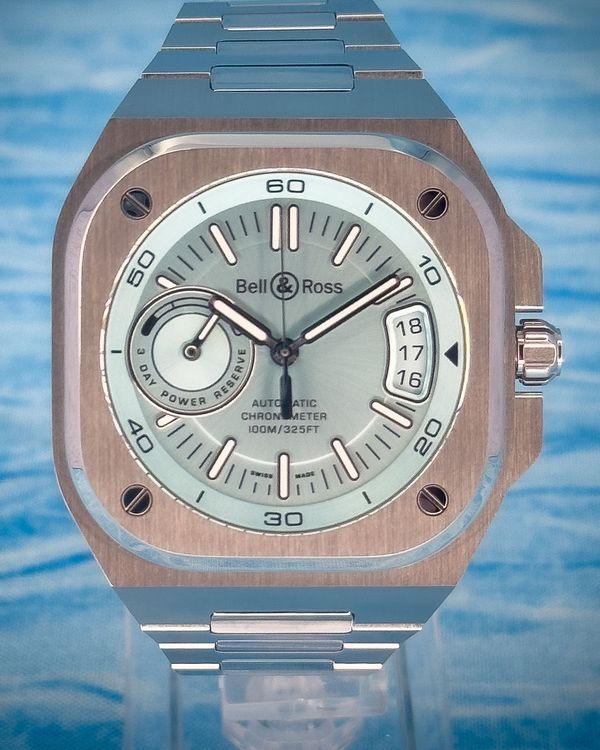 2023 Bell & Ross BR-X5 41MM Ice Blue Dial Steel Bracelet (BRX5R-IB-ST/SST)