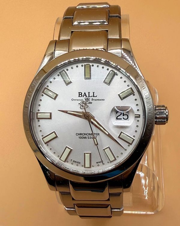 Ball Engineer III Marvelight L.E. 40MM Silver Dial Steel Bracelet (NM2026C-S27C-SL)