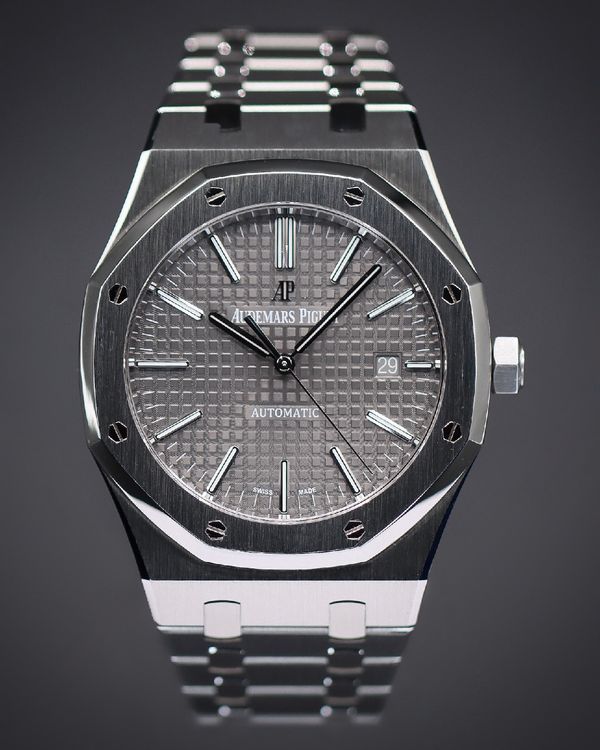 2018 Audemars Piguet Royal Oak 41MM Grey Dial Steel Bracelet (15400ST.OO.1220ST.04)