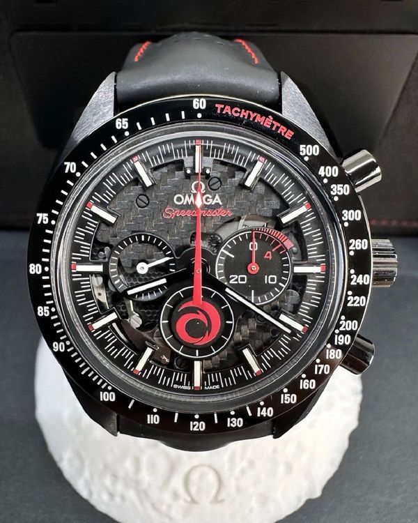 2022 Omega Speedmaster Dark Side of the Moon "Team Alinghi" 44.25MM Black Dial Rubber Strap (311.92.44.30.01.002)