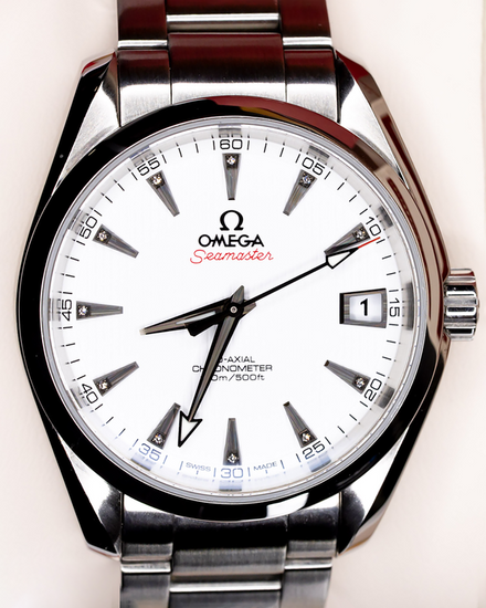 2021 Omega Seamaster Aqua Terra 150M 38.5MM White Dial Steel Bracelet (231.10.39.21.54.001)