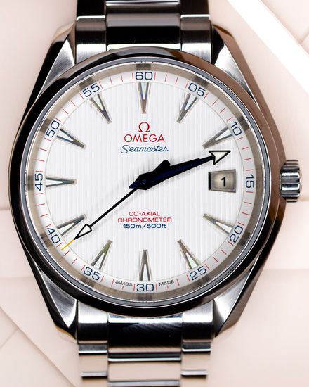 No Reserve - 2017 Omega Seamaster Aqua Terra 41.5MM Silver Dial Steel Bracelet (231.10.42.21.02.002)