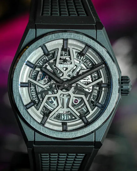 Zenith Defy 41MM Skeleton Dial Rubber Strap (49.9000.670/77.R782)