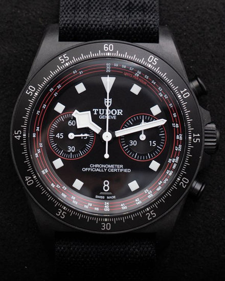 2025  Tudor Pelagos FXD Chrono “Cycling Edition” 43MM Black Dial Textile Strap (25827KN)