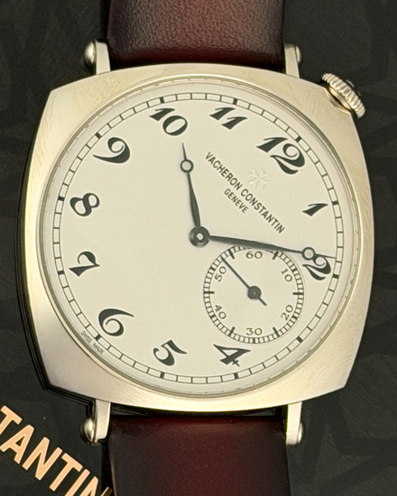 2022 Vacheron Constantin Historiques American 1921 36.5MM Silver Dial Leather Strap (1100S/000G-B734)