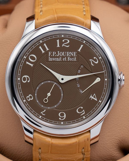 2022 F.P. Journe Souverain Chronomètre "Havana" 40MM Brown Dial Leather Strap (CS)