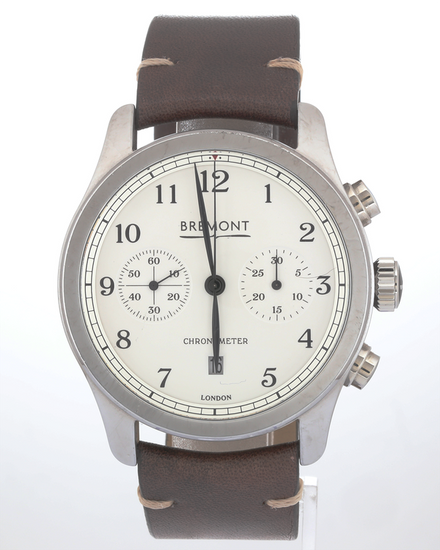 No Reserve - 2022 Bremont ALT1-C Classic 43MM White Dial Leather Strap (ALT1-C/PW)