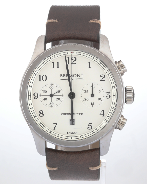 No Reserve - 2022 Bremont ALT1-C Classic 43MM White Dial Leather Strap (ALT1-C/PW)
