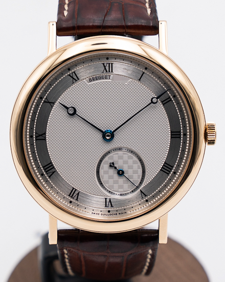 Breguet Classique 40MM Silver Dial Leather Strap (5140BA/12/9W6)