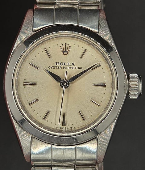 Rolex Oyster Perpetual 26MM White Dial Oyster Bracelet (6618)