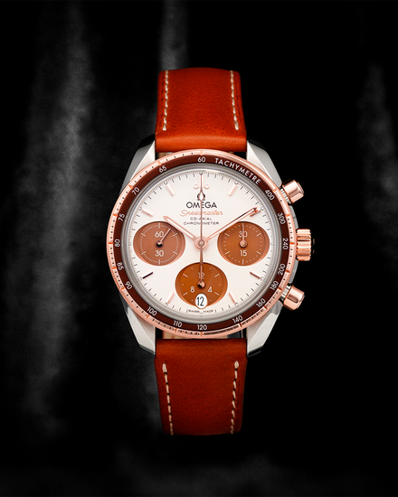 2023 Omega Speedmaster 38MM White Dial Leather Strap (324.23.38.50.02.002)