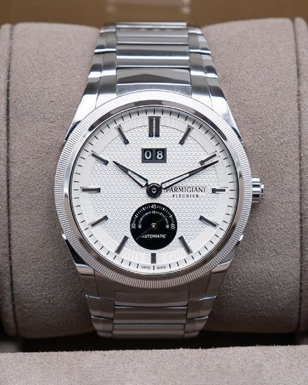 2022 Parmigiani Fleurier Tonda Tondagraph 42MM Silver Dial Steel Bracelet (PFC910-0000141-X01482)