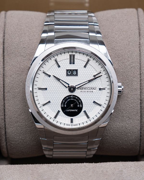 2022 Parmigiani Fleurier Tonda Tondagraph 42MM Silver Dial Steel Bracelet (PFC910-0000141-X01482)