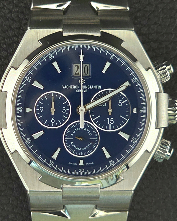 2019 Vacheron Constantin Overseas Chronograph 42MM Blue Dial Steel  Bracelet (49150/000A-9745)