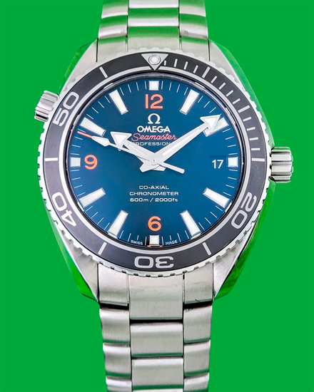 2013 Omega Seamaster Planet Ocean 600M 42MM Black Dial Steel Bracelet (232.30.42.21.01.003)
