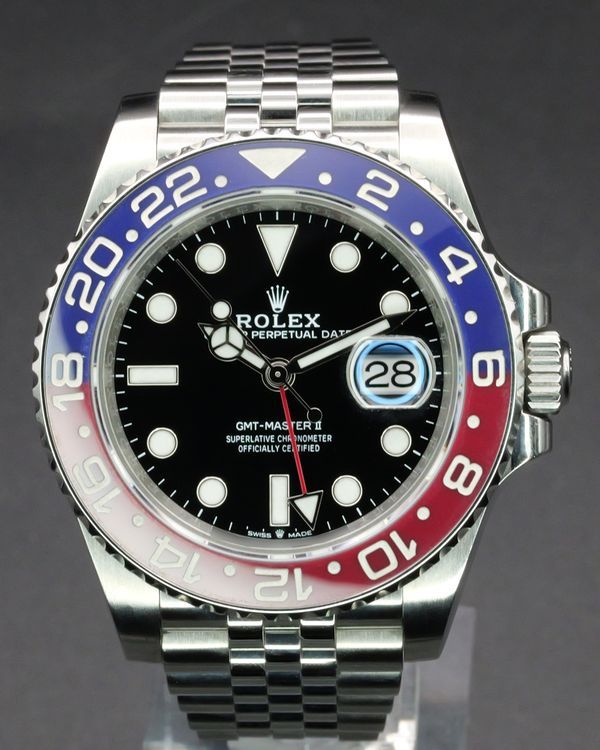 2021 Rolex GMT-Master II "Pepsi" 40MM Black Dial Jubilee Bracelet (126710BLRO)