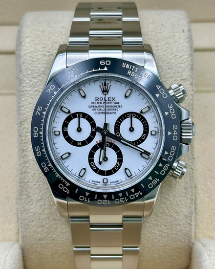 2022 Rolex Cosmograph Daytona "Panda" 40MM White Dial Oyster Bracelet (116500LN)