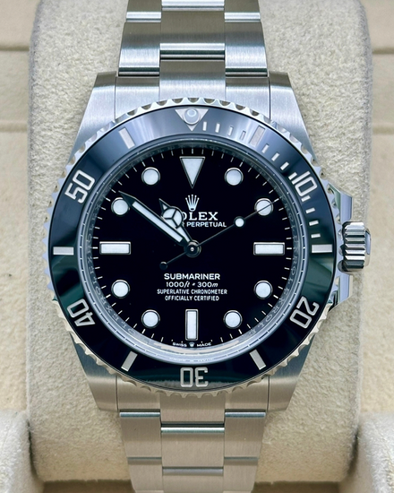 2023 Rolex Submariner No-Date 41MM Black Dial Oyster Bracelet (124060)