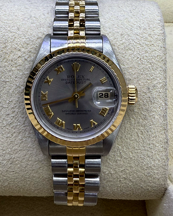 Rolex Lady-Datejust 26MM Grey Dial Two-Tone Jubilee Bracelet (69713)