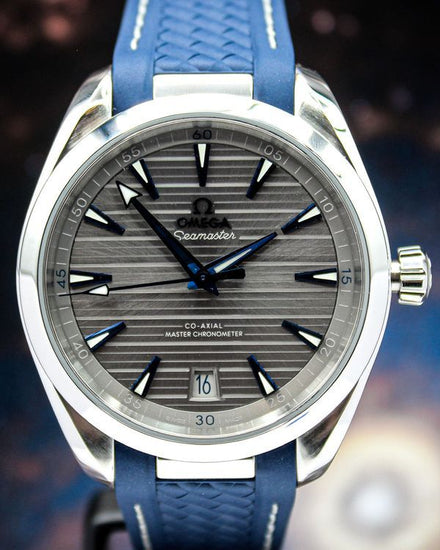 2025 Omega Seamaster Aqua Terra 150M 41MM Grey Dial Rubber Strap (220.12.41.21.06.001)