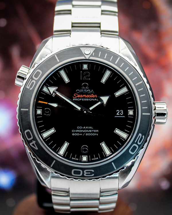 2019 Omega Seamaster Planet Ocean 600M 45.5MM Black Dial Steel Bracelet (232.30.46.21.01.001)