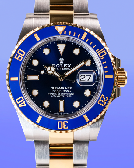 2026 Rolex Submariner Date "Bluesy" 41MM Blue Dial Two-Tone Oyster Bracelet (126613LB)