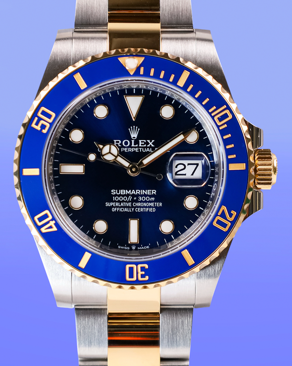 2026 Rolex Submariner Date "Bluesy" 41MM Blue Dial Two-Tone Oyster Bracelet (126613LB)
