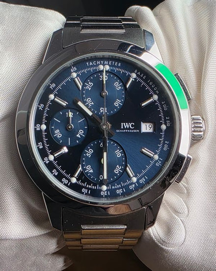 IWC Schaffhausen Ingenieur Chronograph 42MM Blue Dial Steel Bracelet (IW380802)