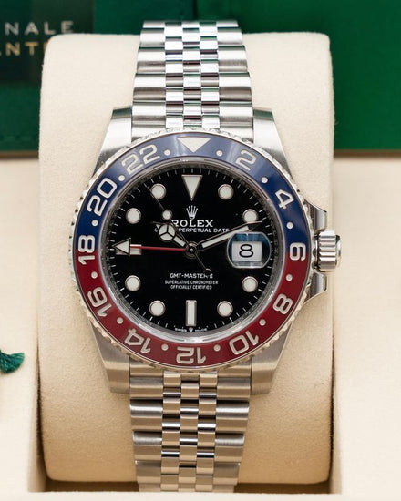 2021 Rolex GMT-Master II "Pepsi" 40MM Black Dial Jubilee Bracelet (126710BLRO)