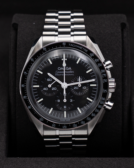 2026 Omega Speedmaster Professional Moonwatch 42MM Black Dial Steel Bracelet (310.30.42.50.01.001)