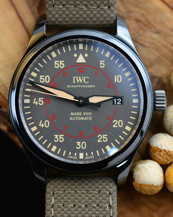 2018 IWC Schaffhausen Pilot Top Gun Miramar 41MM Grey Dial Textile Strap (IW324702)