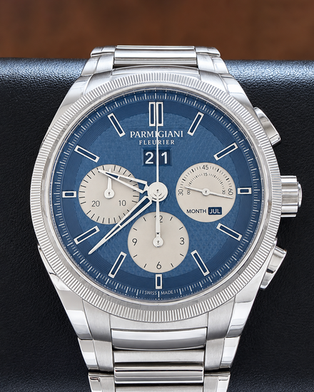 2022 Parmigiani Fleurier Tonda GT Chronopgraph “Yoshida Special” L.E. 42MM Blue Dial Steel Bracelet (PFS906-1020002-100182)